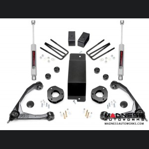 Chevy Silverado 1500 4WD Suspension Lift Kit w/ Forged Upper Control Arms - 3.5" Lift - Aluminum